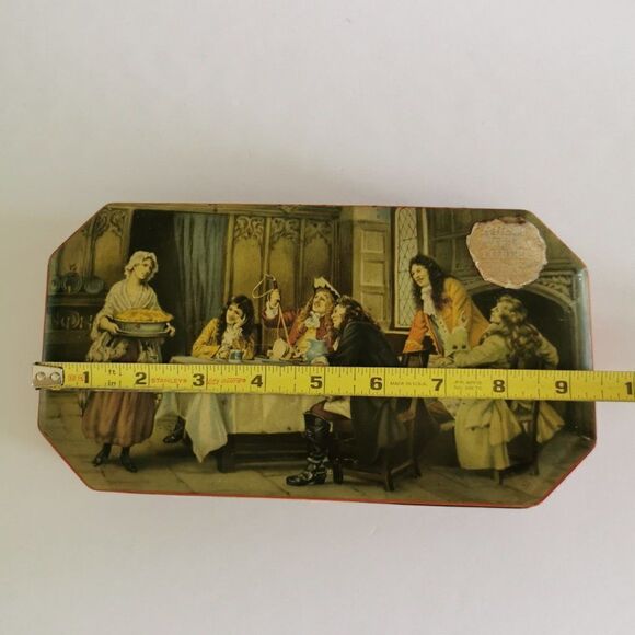 Vintage Riley's Toffees Tin - Empty Candy Container British Tavern Art Retro - Picture 10 of 10